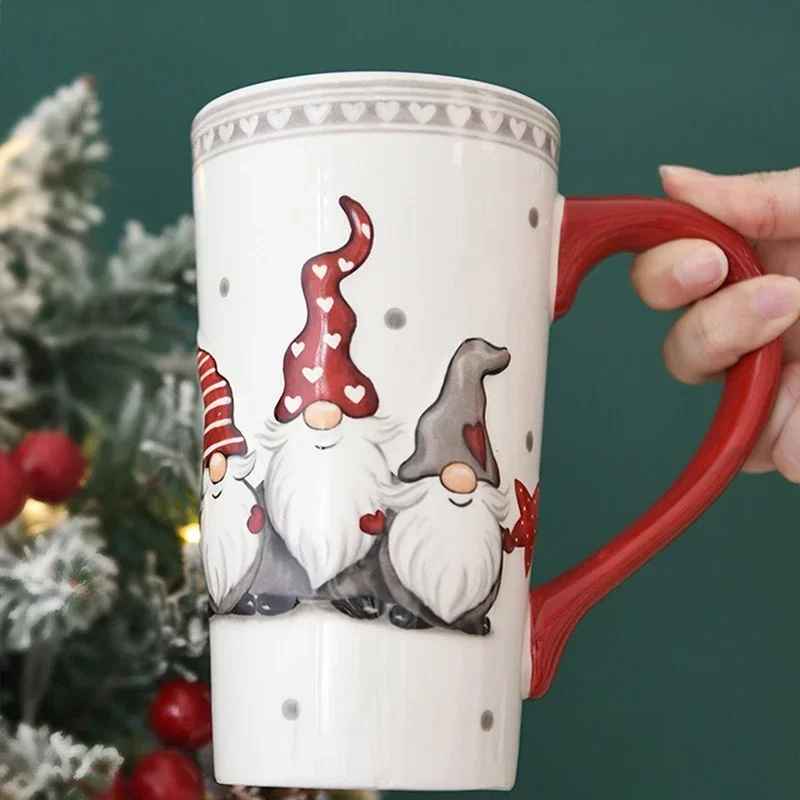 550mL Christmas Wizard Ceramic Mug