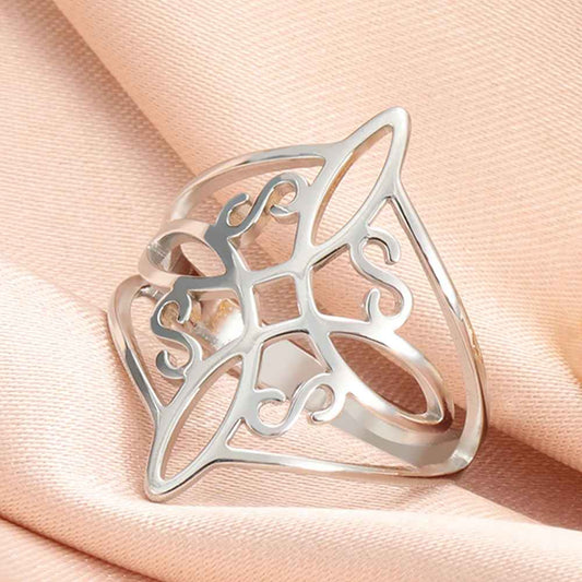 Witch Knot Stainless Steel Ring