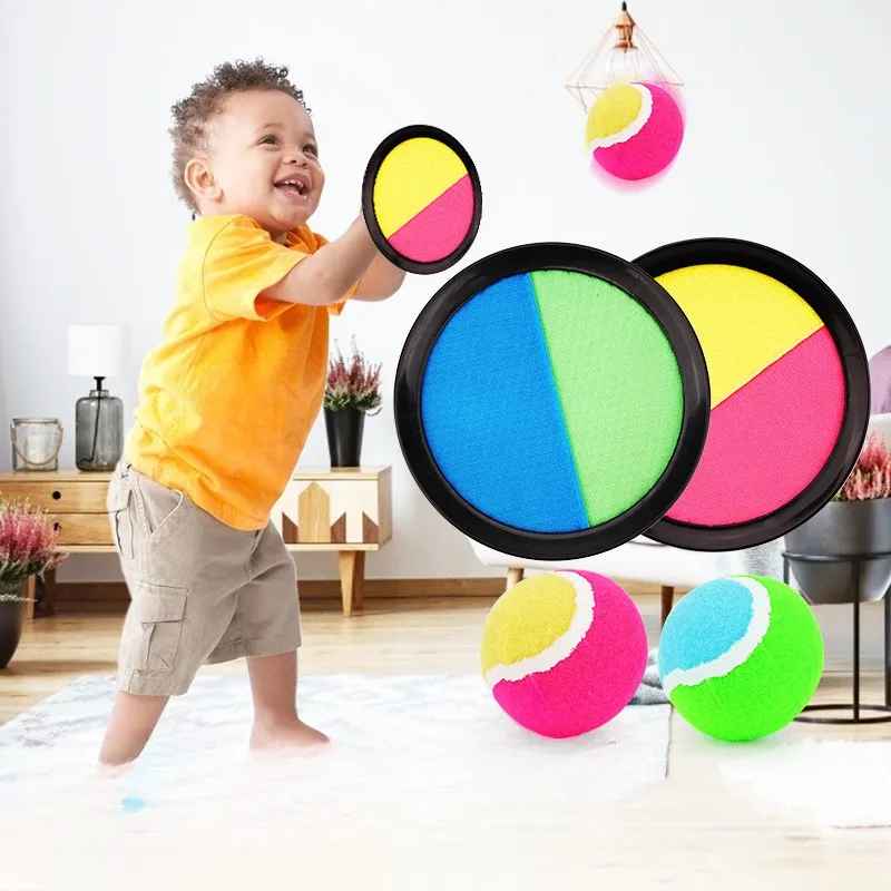 Suction Ball Sticky Target Racket Interactive Ball Toys