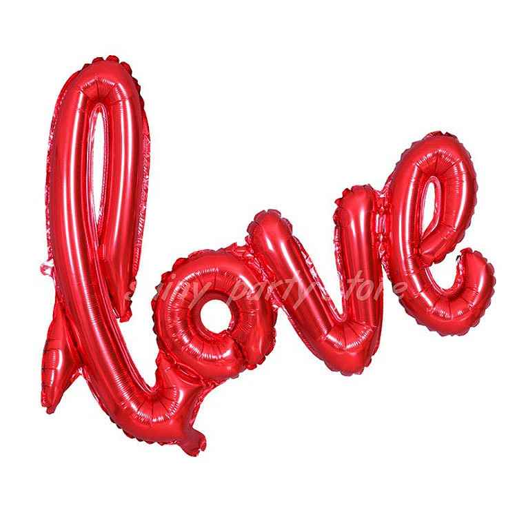 Romantic "Love" Foil Balloon