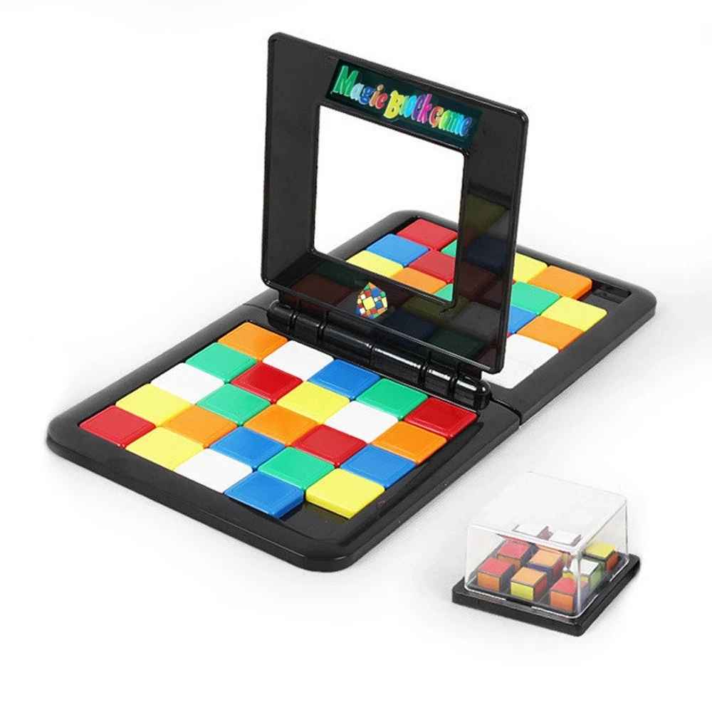 Kids Color Battle Square Race Game Puzzle