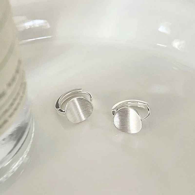 Simple Sterling Silver Hoop Earrings