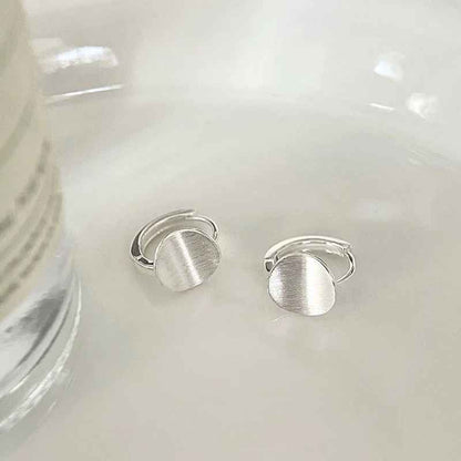 Simple Sterling Silver Hoop Earrings