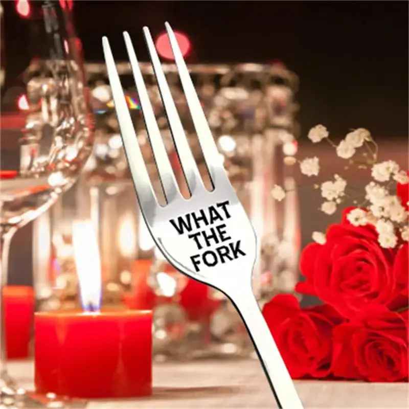 What the Fork Funny Stainless Steel Fork