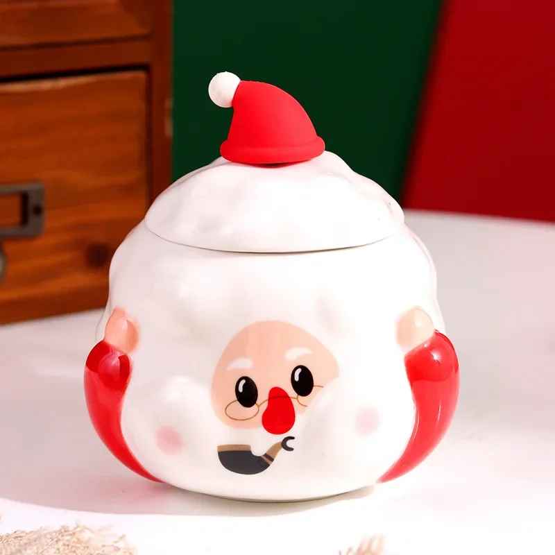 Cool and Cute Christmas Santa Mug with Gift Box