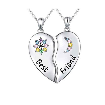 2-Piece Set Matching Pendant Necklace