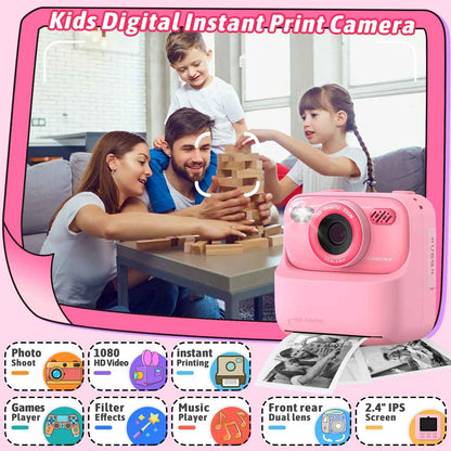 1080P HD Kids Dual Lens Selfie Digital Camera