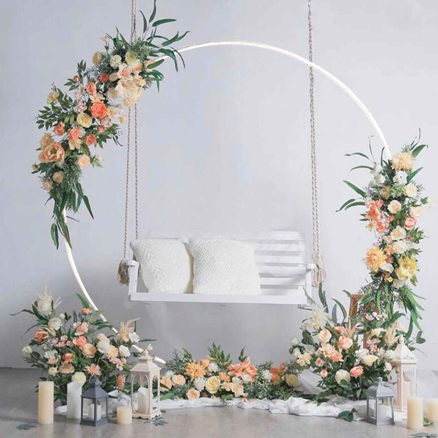 Decorative Wedding Flower Arch Background