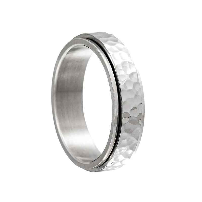 Titanium Steel Spinner Fidget Ring