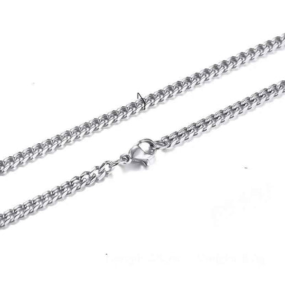 3mm Cuban Link Stainless Steel Necklace