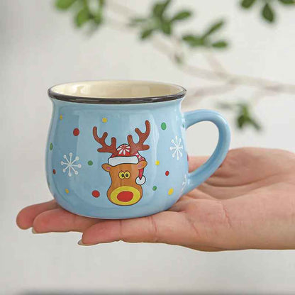 150mL Ceramic Cartoon Christmas Mug