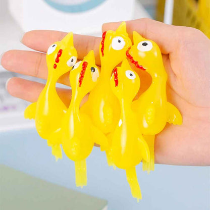 30Pcs Fun Soft Plastic Finger Catapult Chicken Game