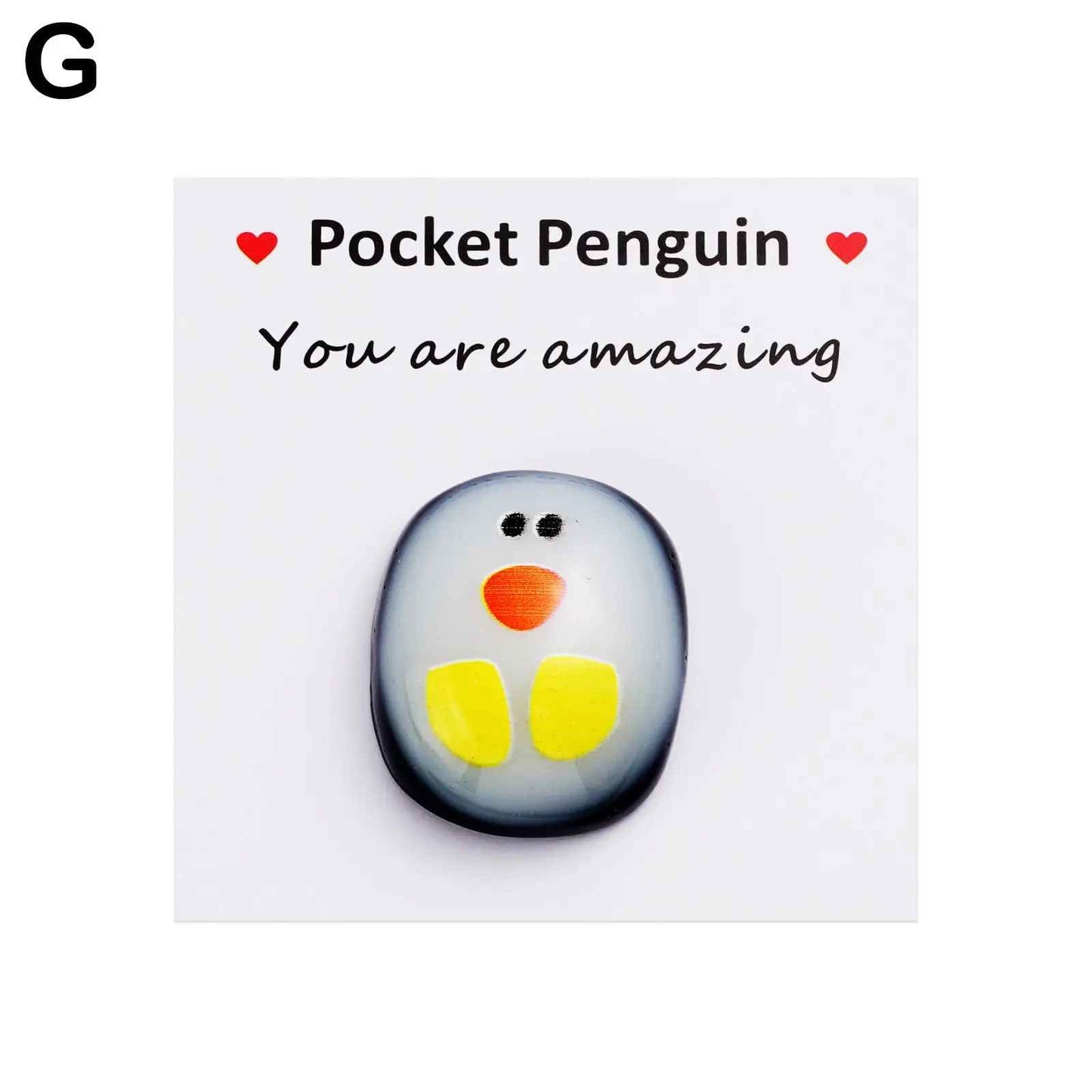 A Little Pocket Penguin Hug Keepsake Ornament with Greeting Card