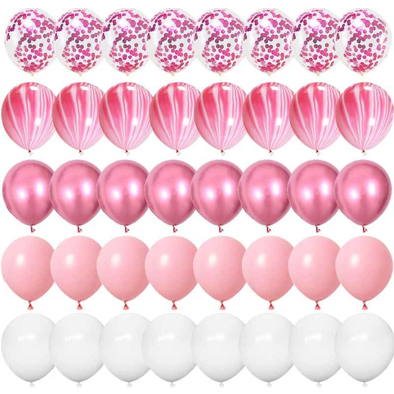 40pcs Confetti Latex Balloon