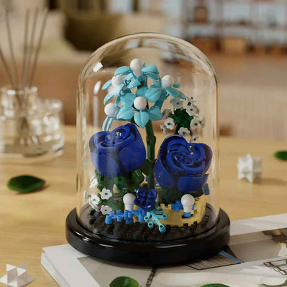 Eternal Flower Bouquet Building Blocks – Creative Home Decoration Toy for Kids Birthday Gift