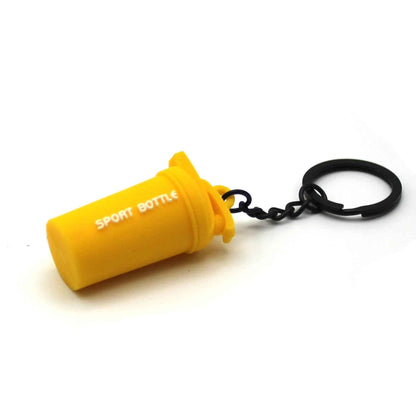 3D PVC Cup Sport Bottle Keychain