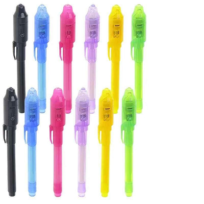 12pcs Luminous UV Light Magic Pen