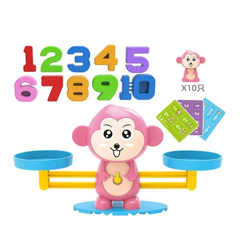 Montessori Monkey Math Balance Toy