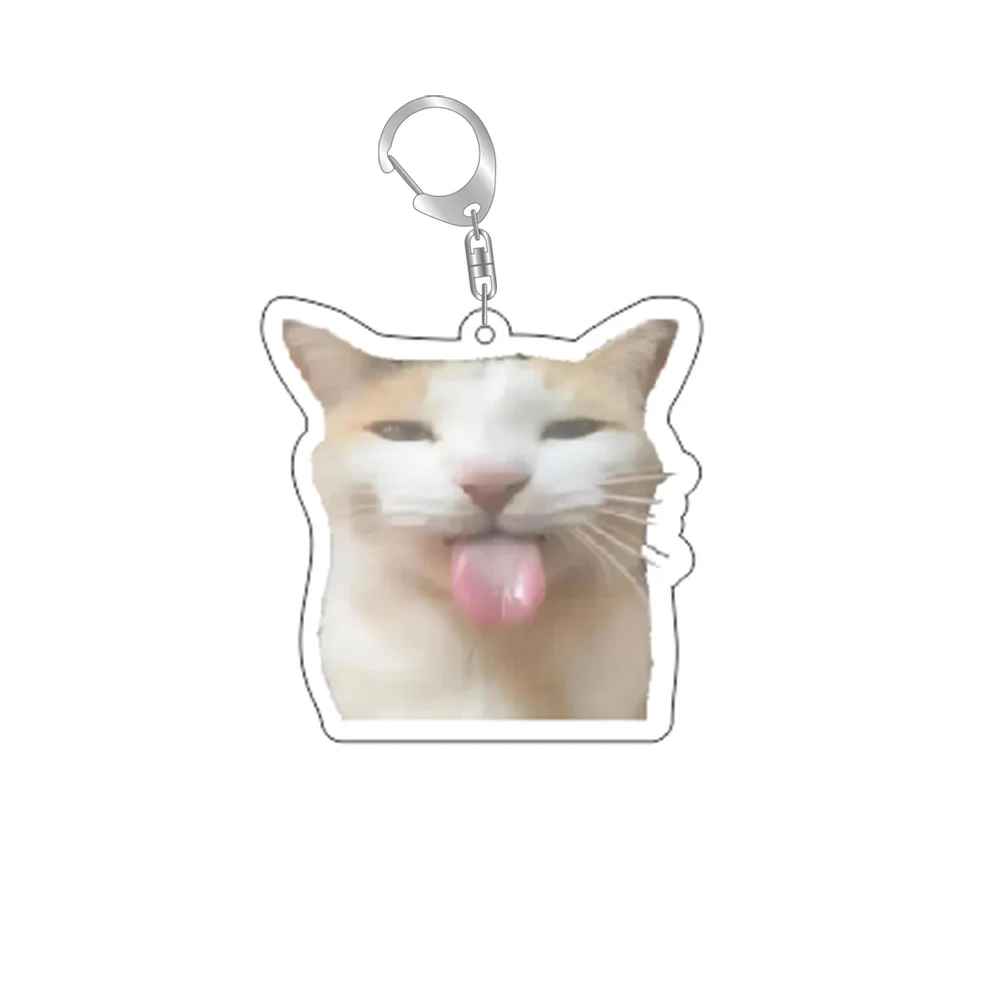 Funny Cat Memes Series Keychain