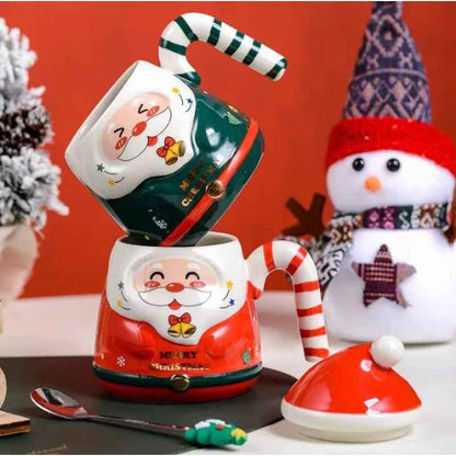 Cartoon Creative Christmas Ceramic Cup Gift Box