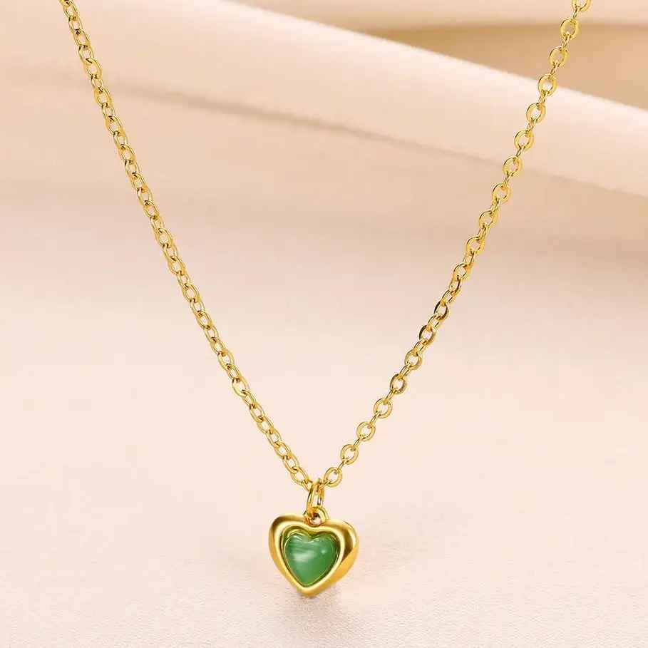 Sweet Heart Love Stainless Steel Necklace