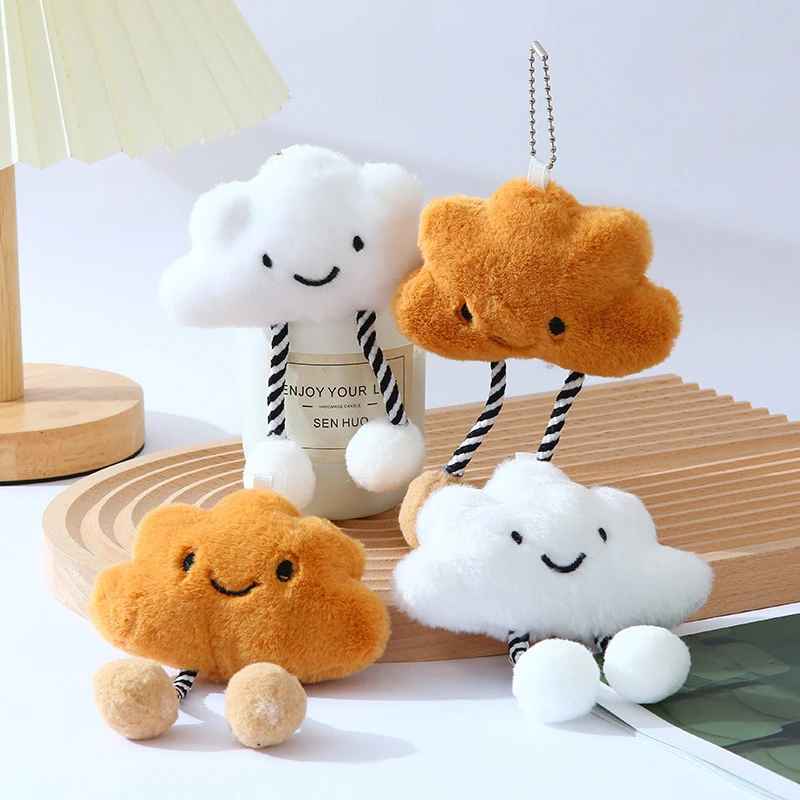 1Pc Cute Cloud Plush Stuffed Keychain Doll