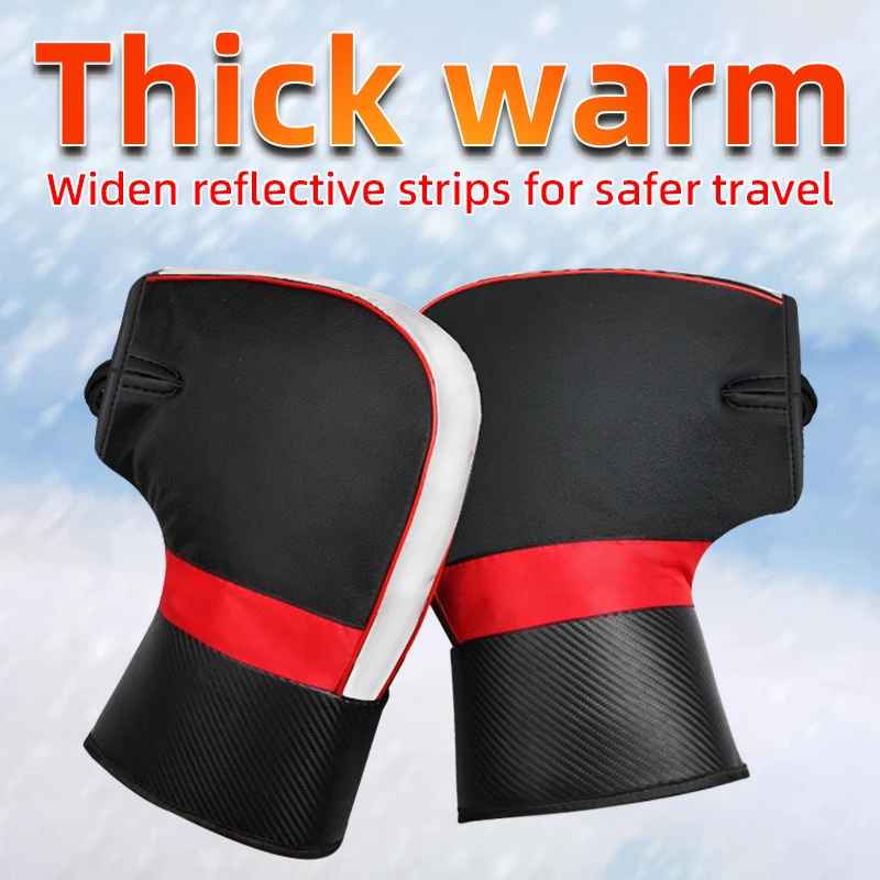 Thermal Thick Warm Motorcycle Handlebar Gloves