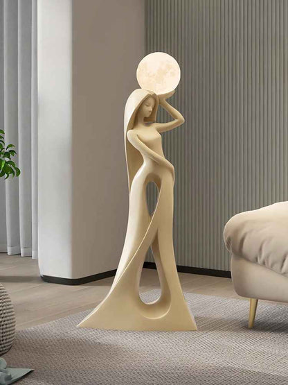 Modern Abstract Girl Art Sculpture Ornament Statue