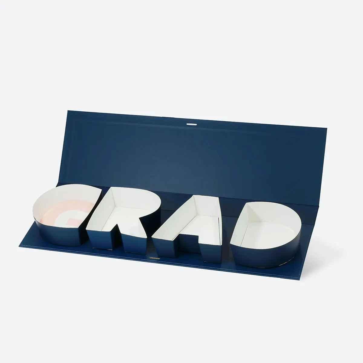 GRAD Letter Shaped Gift Box – Luxury Graduation Day Present Box