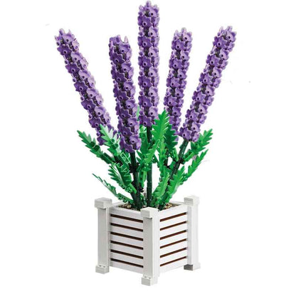 City Creativity Bouquet Flower Potted Plant Building Blocks