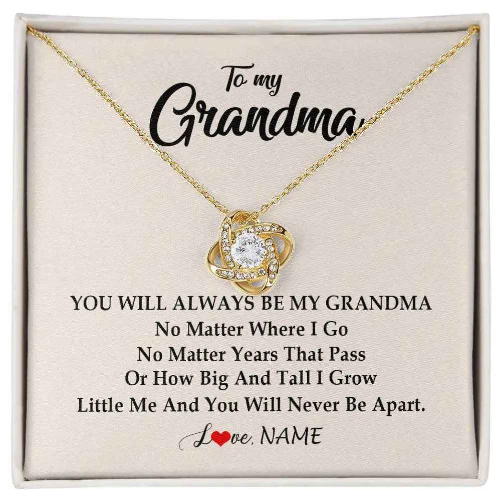 Personalized To My Grandma Necklace from Grandkids