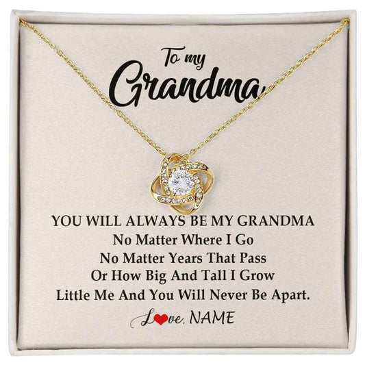 Personalized To My Grandma Necklace from Grandkids