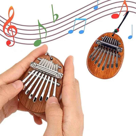 Mini Wooden Thumb Piano Musical Toy