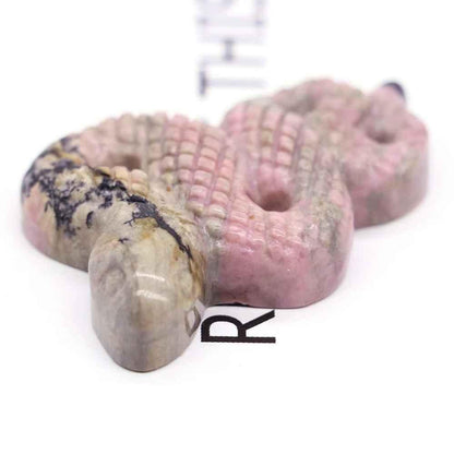 1pc Natural Stone Crystal Snake Statue Figurine