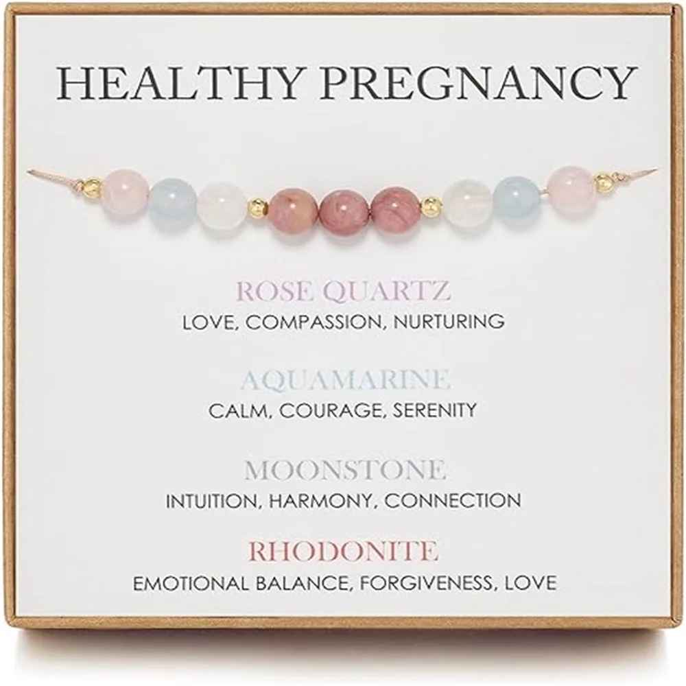 Healthy Pregnancy Natural Stone Wish Bracelet