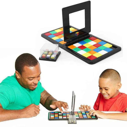 Kids Color Battle Square Race Game Puzzle