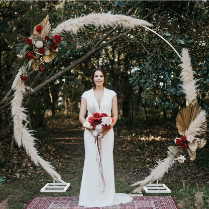 Decorative Wedding Flower Arch Background