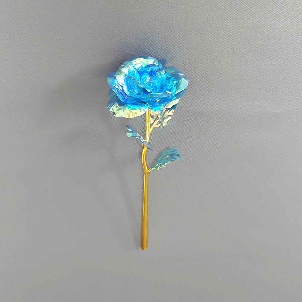 Artificial 24K Foil Plated Gold Rose