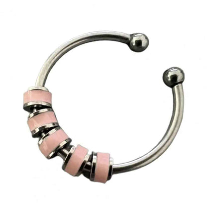 Cute Fidget Finger Rings with Enamel Bead