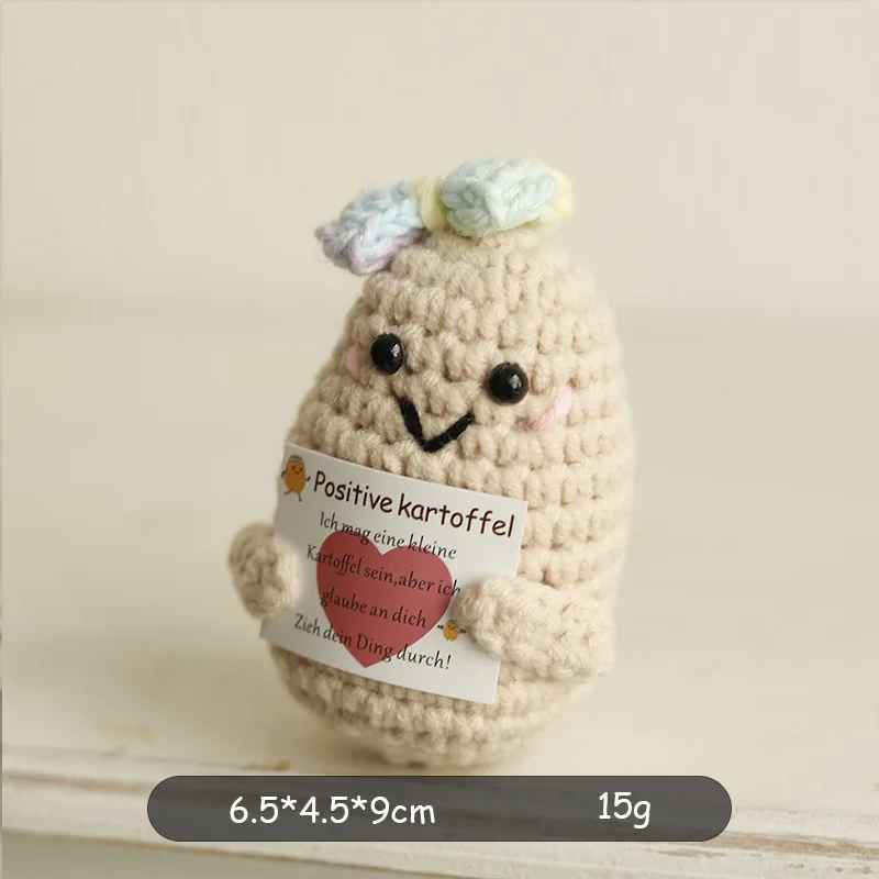 Cute Mini Handwoven Positive Energy Knitted Plush Dolls