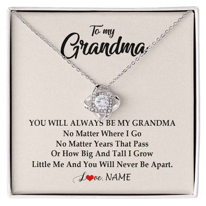 Personalized To My Grandma Necklace from Grandkids