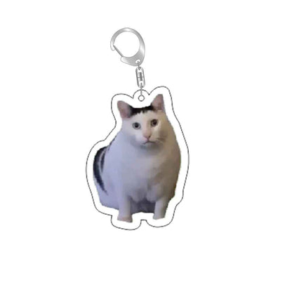 Funny Cat Memes Series Keychain