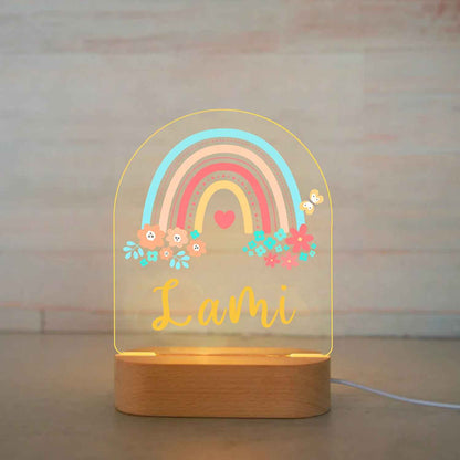 Personalized Children Animal Night Acrylic Lamp