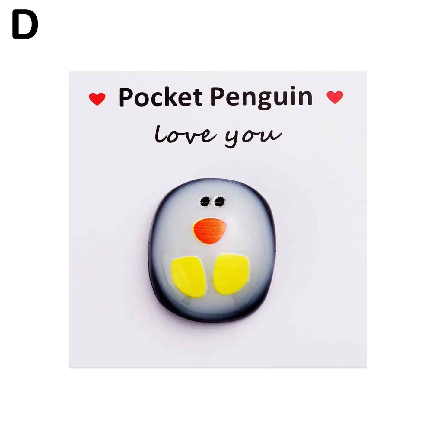 A Little Pocket Penguin Hug Keepsake Ornament with Greeting Card