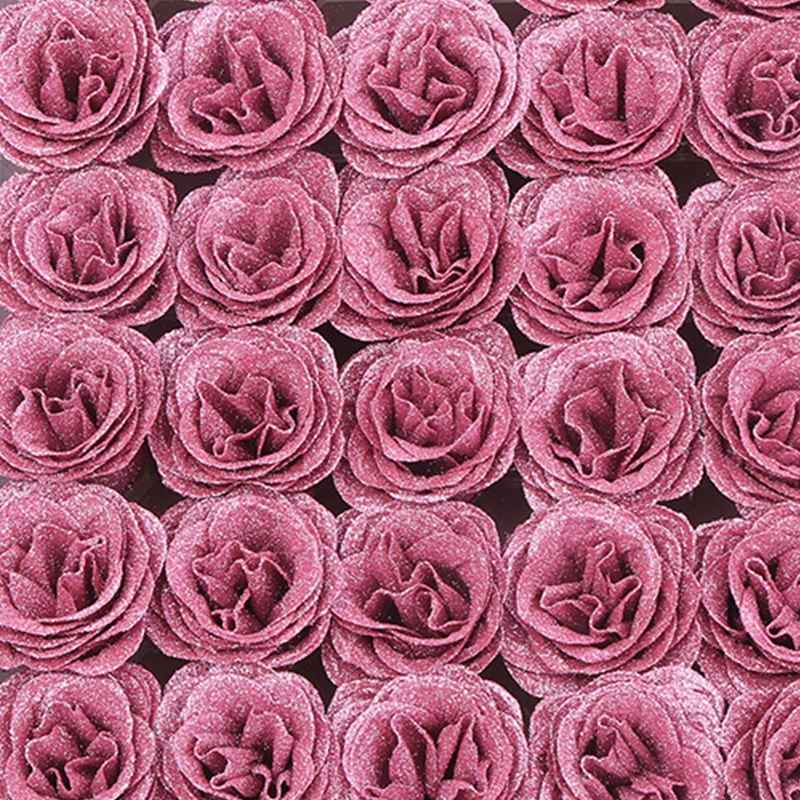 30pcs Artificial Crystal Glitter Roses Flower Bouquet